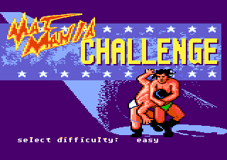 Mat Mania Challenge Title Screen